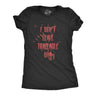 Womens I Dont Leave Tracebale DNA T Shirt Scary Sarcastic Spooky Killer Graphic Novelty Tee for Ladies