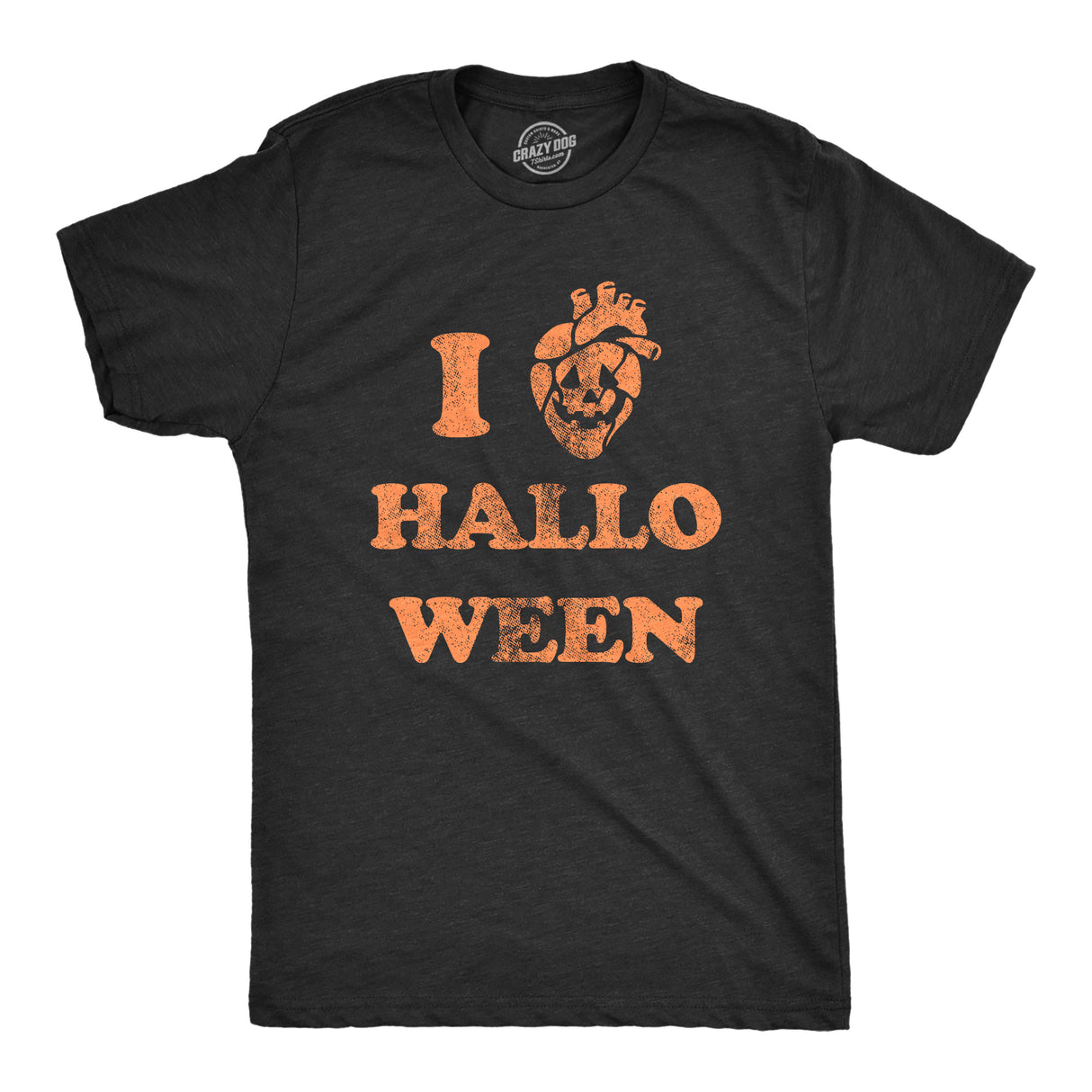 Mens I Heart Halloween T Shirt Funny Spooky Pumpkin Hollows Eve Lovers Tee for Guys