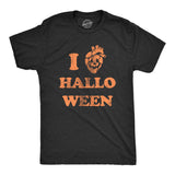 Mens I Heart Halloween T Shirt Funny Spooky Pumpkin Hollows Eve Lovers Tee for Guys