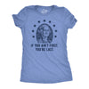 Womens If You Aint First Youre Last T Shirt Funny George Washington President Graphic Tee For Ladies