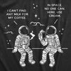 Mens Here Use Cream T Shirt Funny Space Astronaut Coffee Wordplay Tee For Guys