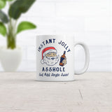 Instant Jolly Asshole Just Add Jingle Juice Mug Funny Xmas Drinking Santa Cup-11oz