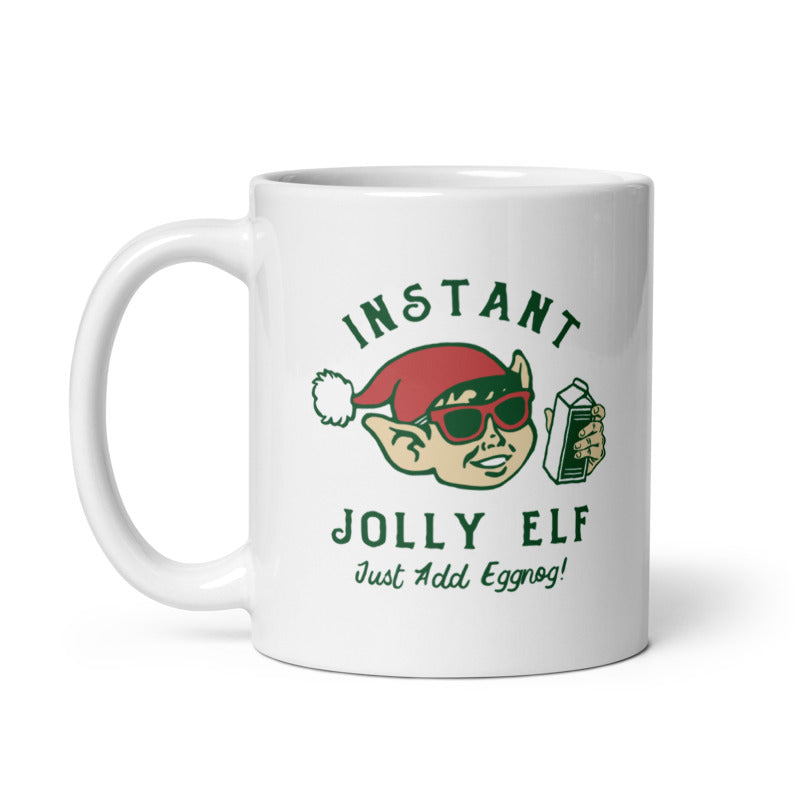 Instant Jolly Elf Mug Funny Xmas Drinking Party Elves Coffee Cup-11oz