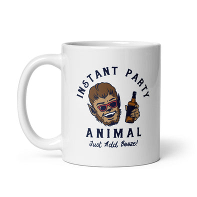 Instant Party Animal Mug Funny Drinking Partying Wolverine Coffee Cup-11oz