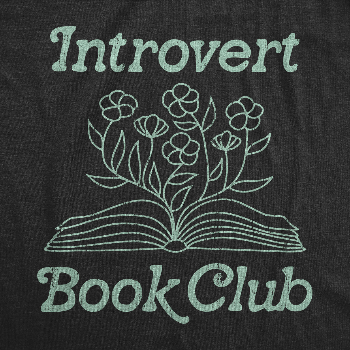 Womens Introvert Book Club T Shirt Funny Cute Book Worm Reading Lovers Tee For Ladies