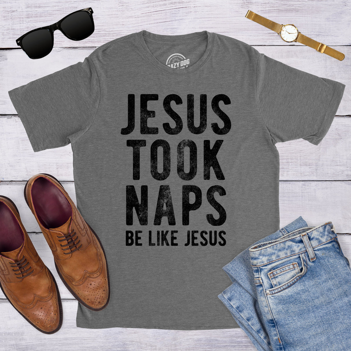 Jesus Took Naps Men's Tshirt