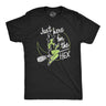 Mens Just Here for The Hex T Shirt Funny Adult Sexy Witch Joke Tee for Guys