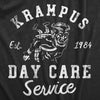 Mens Krampus Day Care Service T Shirt Funny Saint Nicholas Folklore Joke Tee For Guys