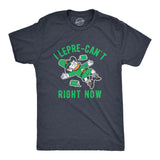 Mens I Lepre-Cant Right Now T Shirt Funny St Patricks Day Shirt Leprechaun Joke Cool Tee
