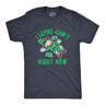 Mens I Lepre-Cant Right Now T Shirt Funny St Patricks Day Shirt Leprechaun Joke Cool Tee