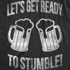 Womens Lets Get Ready To Stumble Funny St Saint Patricks Day T Shirt Drinking