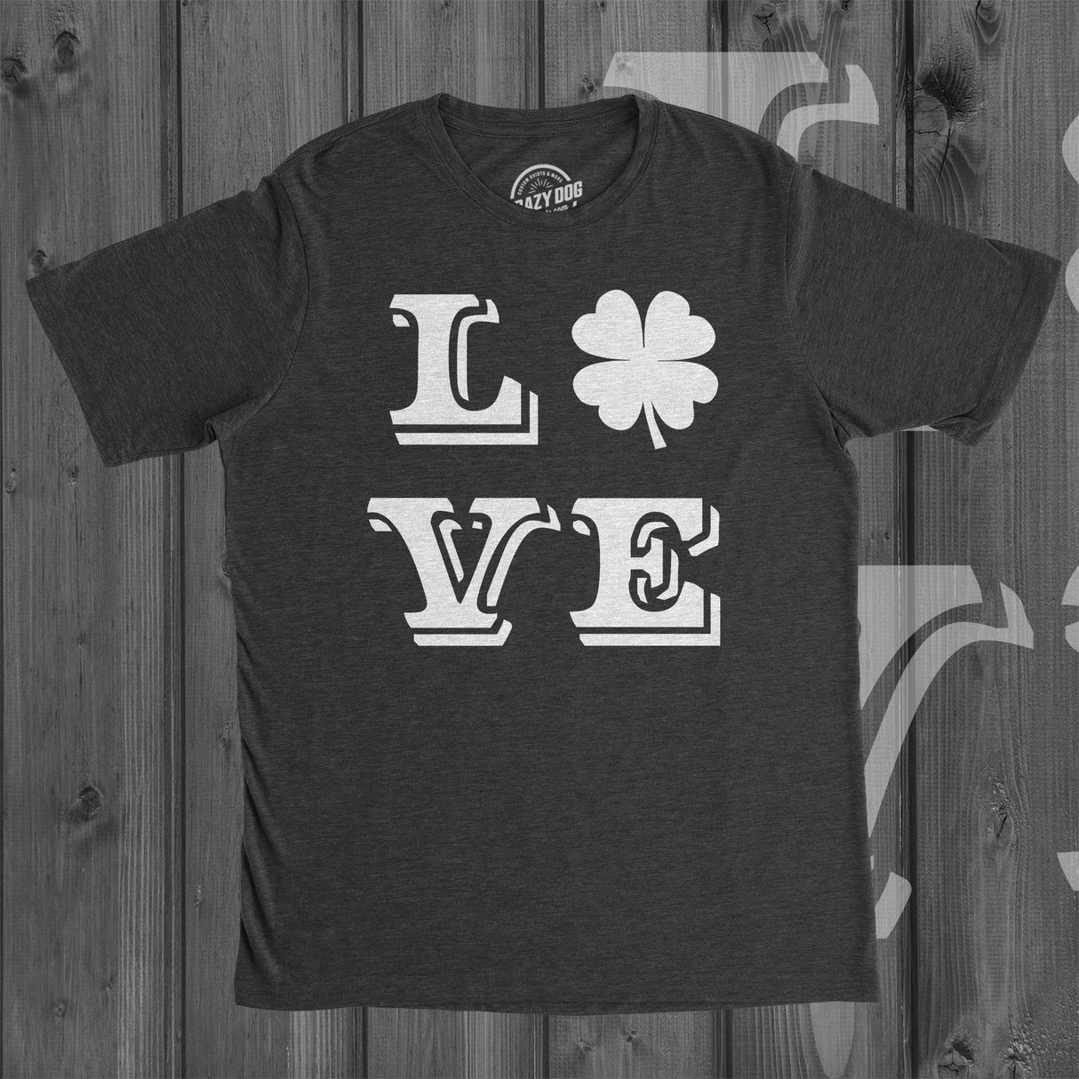 LOVE Lucky Clover Men's Tshirt