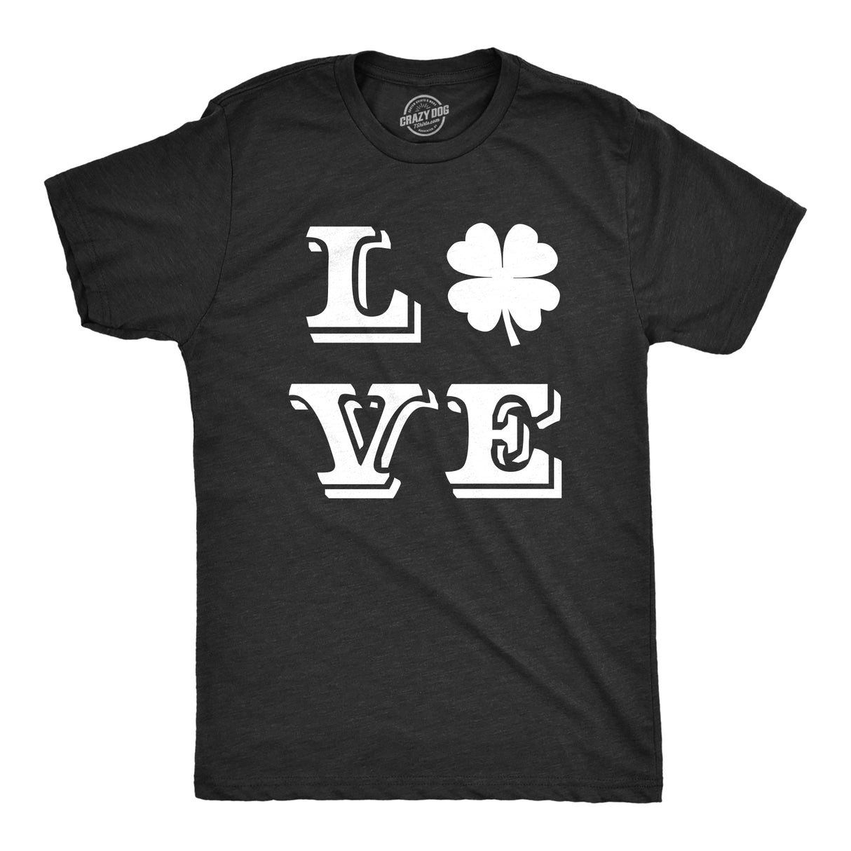 LOVE Lucky Clover Men's Tshirt