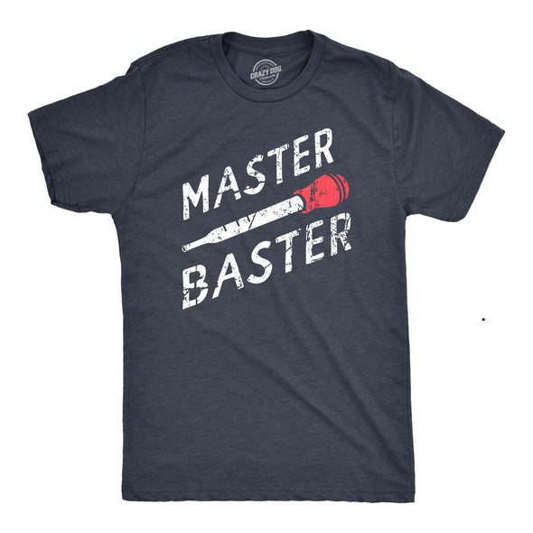 Mens Master Baster T Shirt Funny Innapropriate Thanksgiving Dinner Sex Joke For Guys