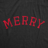 Mens Merry T Shirt Funny Cute Xmas Spirit Cheer Lovers Tee For Guys