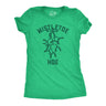 Womens Mistletoe Hoe T Shirt Funny Offensive Xmas Kiss Lovers Tee For Ladies