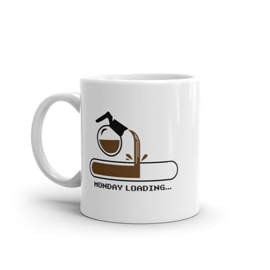Monday Loading Mug Funny Sarcastic Load Bar Coffee Pot Graphic Novelty Cup-11oz