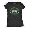 Womens Natural Born Gamer T Shirt Funny Video Game Lovers Controller Tee For Ladies