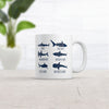 Nope Sharks Mug Funny Sarcastic Shark Types Graphic Novelty Coffee Cup-11oz