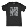 Mens Its Not Grave Digging Its Soul Searching T Shirt Funny Spooky Halloween Joke Tee for Guys