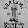 Mens Orgasms T Shirt Funny Old Retirement Golfing Lovers Sex Acronym Joke Tee For Guys