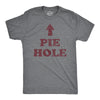 Mens Pie Hole T Shirt Funny Thanksgiving Pies Dessert Lovers Tee For Guys