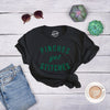 Womens Pinches Get Stitches T Shirt Funny Saint Patricks Day Novelty Patty Tee