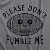 Please Dont Fumble Me Baby Bodysuit Funny Cute Football Joke Jumper For Infants