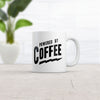Powered By Coffee Mug Funny Sarcastic Caffeine Lovers Novelty Cup-11oz