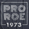 Mens Pro Roe 1973 T Shirt Roe V Wade Womens Rights Protest Tee For Guys