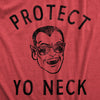 Mens Protect Yo Neck T Shirt Funny Sarcastic Cool Vampire Tee For Guys