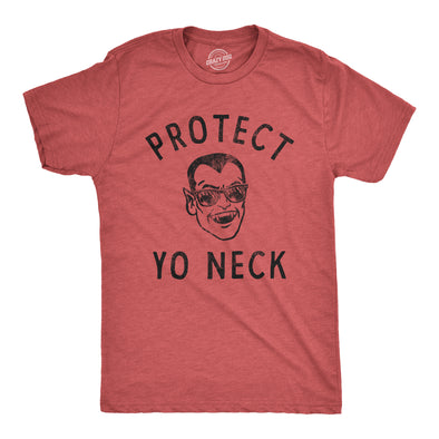 Mens Protect Yo Neck T Shirt Funny Sarcastic Cool Vampire Tee For Guys