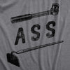 Mens Ratchet Ass Hoe T Shirt Funny Sarcastic Offensive Tool Joke Graphic Novelty Tee For Guys
