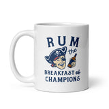 Rum Breakfast Of Champions Mug Funny Drunk Pirate Coffee Cup-11oz