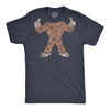 Mens Bigfoot Body T Shirt Funny Huge Hairy Sasquatch Frame Tee For Guys