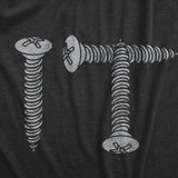 Mens Screw It T Shirt Funny Sarcastic Hardware Joke Screws Graphic Novelty Tee For Guys