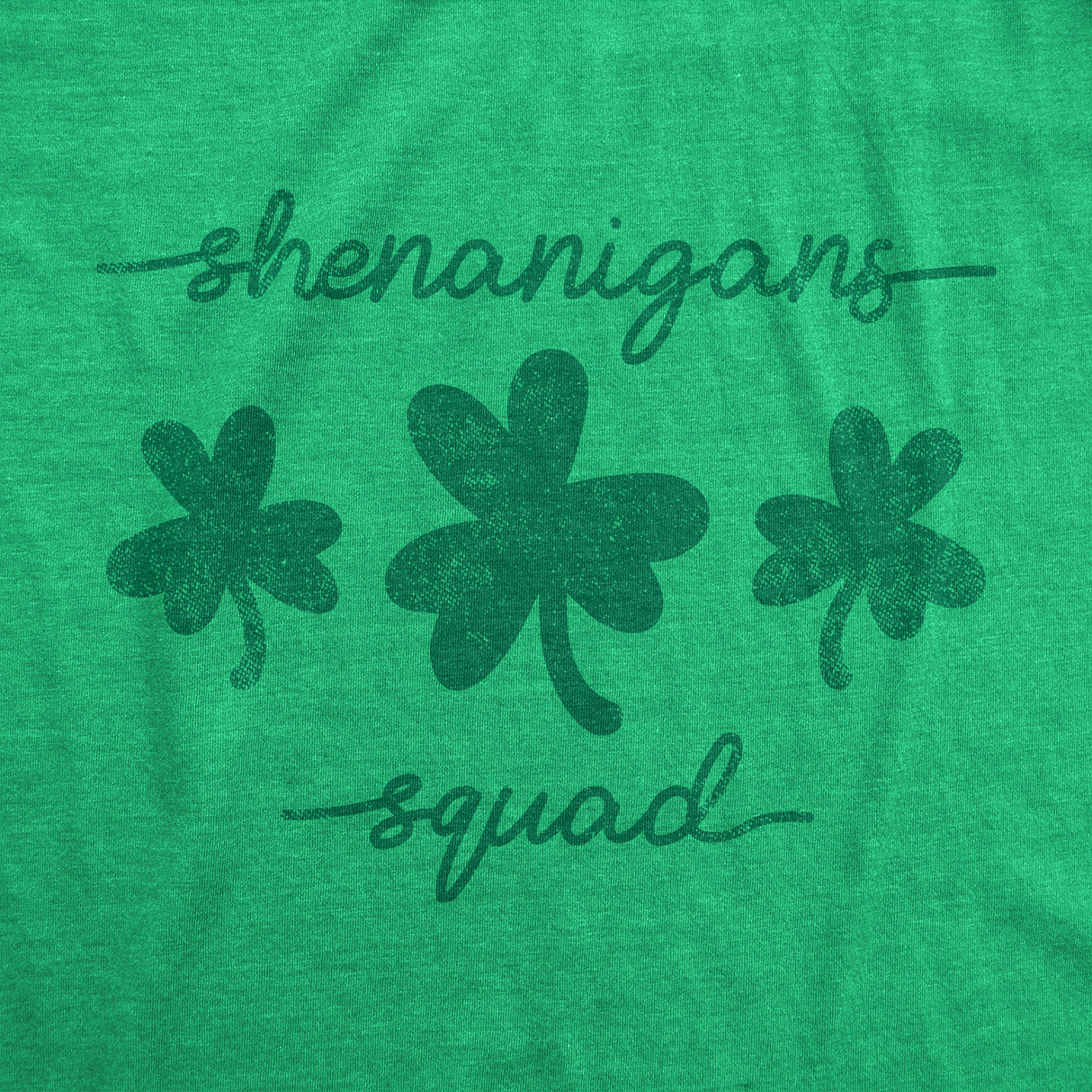 Womens Shenanigans Squad T shirt Funny St Patricks Day Parade Graphic Novelty Tee For Ladies