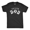 Mens Soccer Dad T Shirt Funny Cool Fathers Day Gift Soccer Ball Graphic Tee For Guys