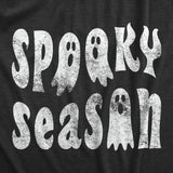 Mens Spooky Season T Shirt Funny Creepy Halloween Ghost Fall Lovers Tee For Guys