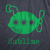 Mens Sublime T Shirt Funny Underwater Lime Submarine Joke Tee For Guys