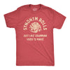Mens Synonym Rolls Just Like Grammar Used To Make T Shirt Funny Cinnamon Roll Joke Graphic Tee For Guys