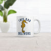 This Dad Delivers Mug Funny Sarcastic Fathers Day Joke Seahorse Graphic Novelty Cup-11oz