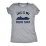 Womens This Is My Cruise Shirt Tee Funny Vacation Travel Boat Tshirt For Ladies
