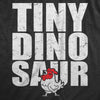 Womens Tiny Dinosaur T Shirt Funny Small Chicken Rooster Joke Tee For Ladies