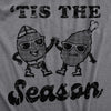 Mens Tis The Season T Shirt Funny Thanksgiving Turkey Football Lovers Tee For Guys
