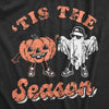 Womens Tis The Season T Shirt Funny Spooky Halloween Costume Lovers Tee For Ladies