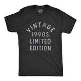 Mens Vintage 1990s Limited Edition T Shirt Funny Cool 1990 Theme Classic Tee For Guys