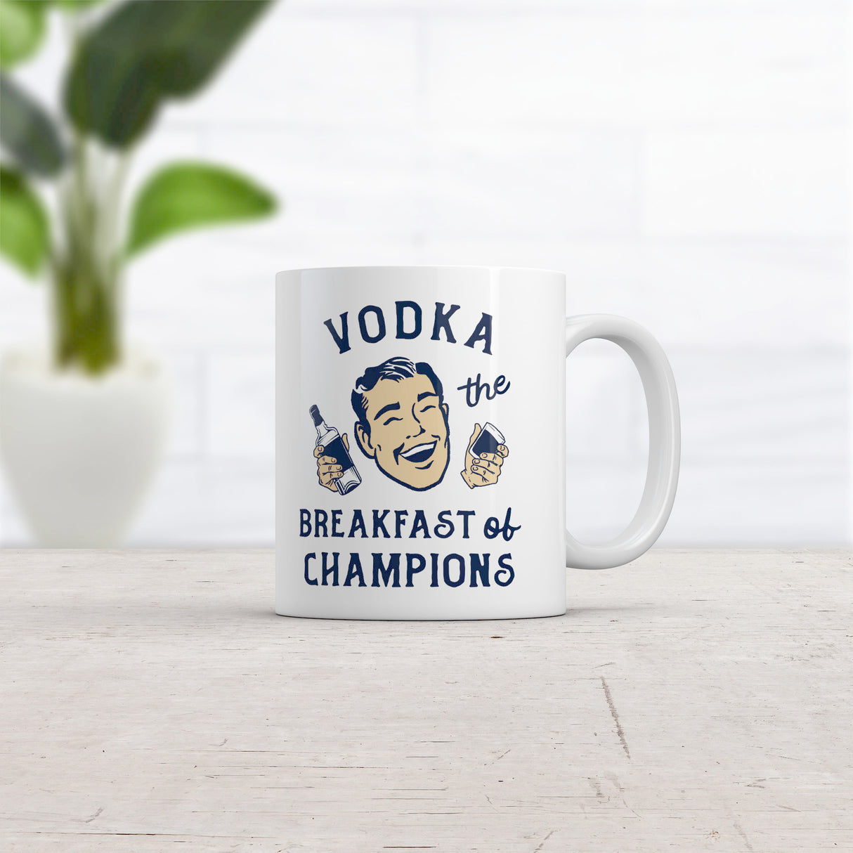 Vodka Breakfast Of Champions Mug Funny Liquor Drinking Partying Coffee Cup-11oz