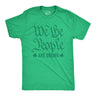 Mens We The People Are Drunk T Shirt Funny Saint Patrick's Day Parade Drinking Preamble Novelty Tee for Guys