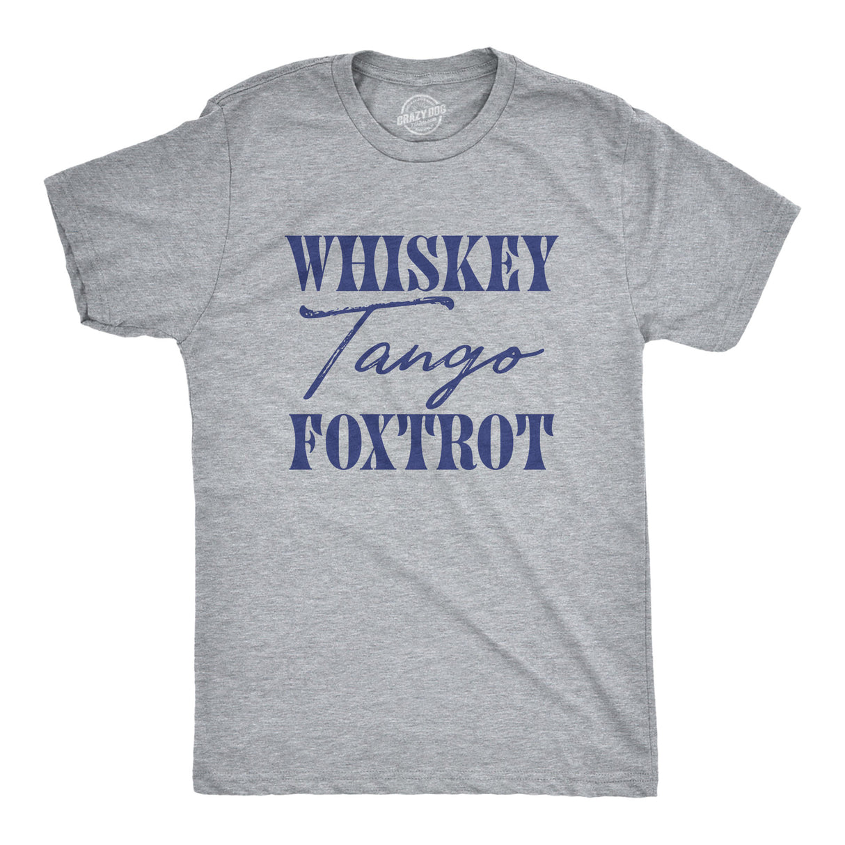 Mens Whiskey Tango Foxtrot T Shirt Funny WTF Phonetic Alphabet Tee For Guys